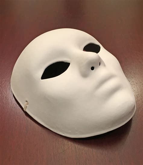 Unpainted Full Face Mask - Venetian Full Face Masks