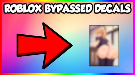 Roblox New Bypassed Decals