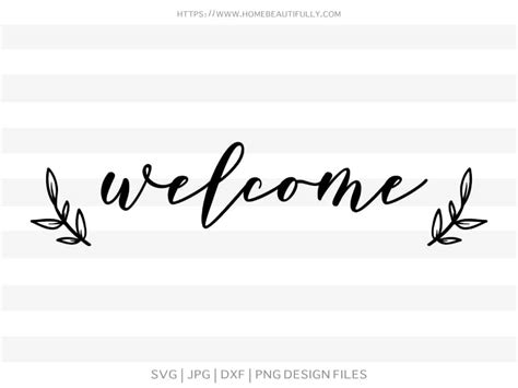 Welcome Svg Cut Files