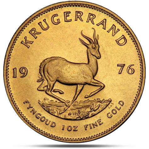 1-oz Gold South African Krugerrand coins - Random Year(s)