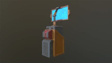 ArtStation - Scifi computer console | Game Assets