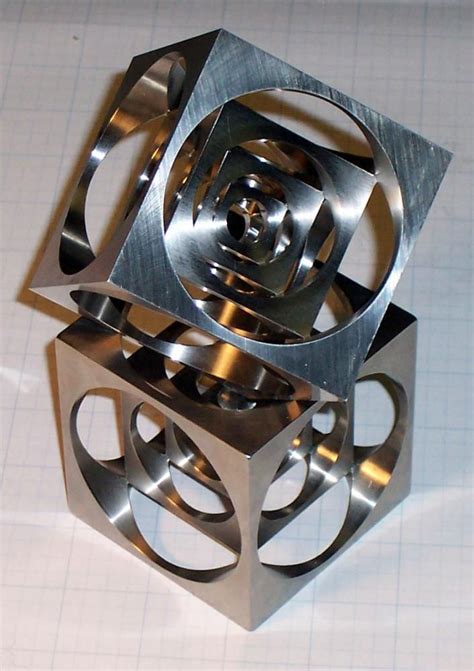 Learn how to make a Turner's Cube. Mesmorizing yet easy to do CNC art project. Milling Machine ...