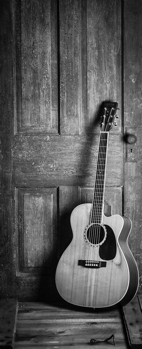 Acoustic Guitar - Black and white photography | Black and white picture wall, Guitar photos ...