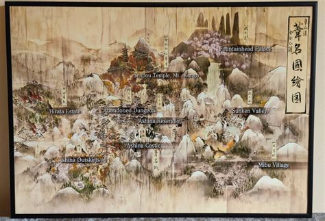 High Quality Map From Sekiro: Shadows Die Twice - Etsy