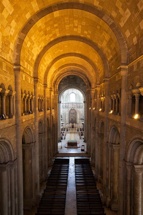 Lisbon Cathedral Interior in Portugal Photograph by Artur Bogacki | Fine Art America