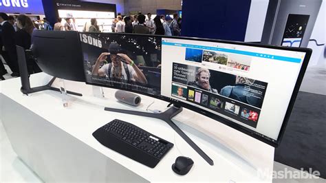 Samsung's huge 49-inch ultra-wide monitor is too unreal for words | Mashable