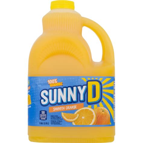 SunnyD Smooth Orange Juice Drink 1 Gallon - Walmart.com - Walmart.com