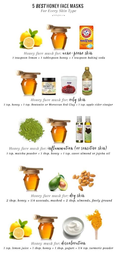 8 Dermatologist-Approved Honey Face Mask Recipes - Hello Glow | Honey ...