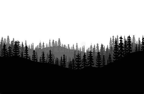 Forest background vector stock illustration. Illustration of drawing ...