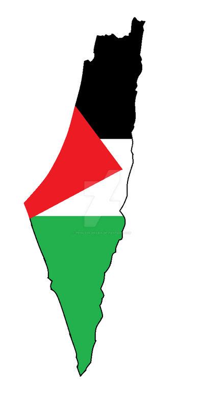 Flag Map Of Palestine by PrinceOfArabia on DeviantArt