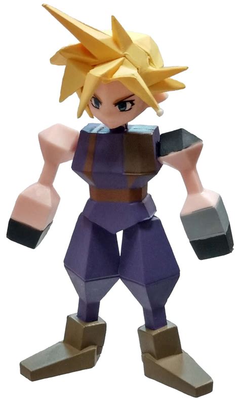 Buy Final Fantasy Polygon Figure Cloud Minifigure (No Packaging) Online at Lowest Price in Ubuy ...