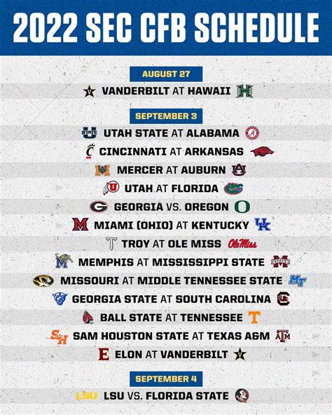 sec football tv schedule week 6 - Berna Walls