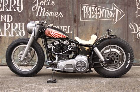 FLH80/Shovelhead part Confidential garage | Bobber bikes, Custom motorcycles, Bobber