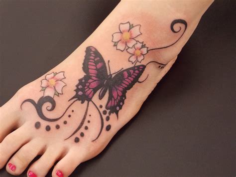 25 Cute Butterfly Foot Tattoo Design Ideas For Girls – EntertainmentMesh