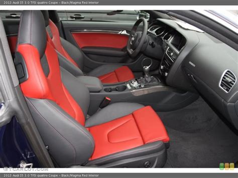 Black/Magma Red Interior Front Seat for the 2013 Audi S5 3.0 TFSI quattro Coupe #74204850 ...