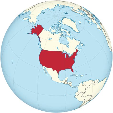 Map Of Usa On Globe – Topographic Map of Usa with States