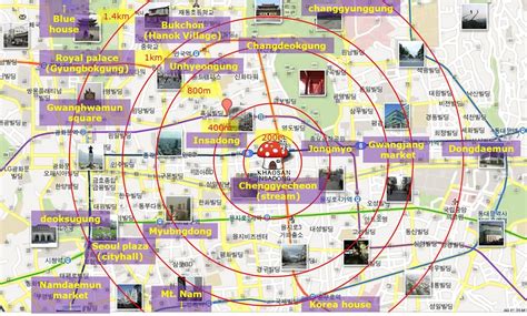 Map Of Seoul Tourist Attractions And Monuments Of Seoul – NBKomputer