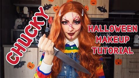 🎃CHUCKY HALLOWEEN MAKEUP TUTORIAL👻 - YouTube