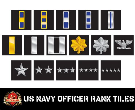 US Navy Rank Tiles