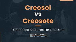 Creosol vs Creosote: Differences And Uses For Each One