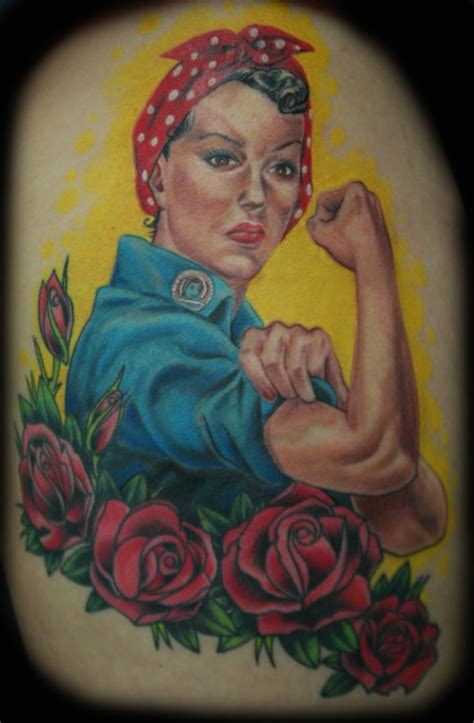 Rosie The Riveter tattoo by Stevie Monie: TattooNOW