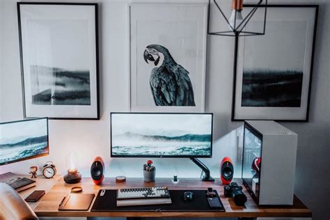 An RGB Gaming desk setup with an unbelievable clean look - Minimal Desk Setups