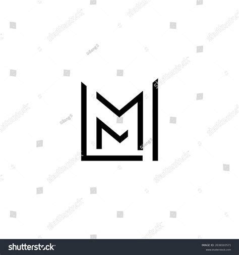 2,958 L m monogram Images, Stock Photos & Vectors | Shutterstock