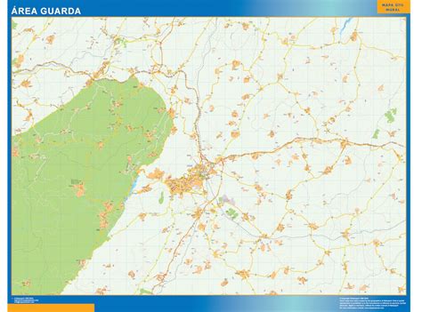 Wegenkaart Guarda Portugal | Kaarten voor Nederland. Netmaps NL