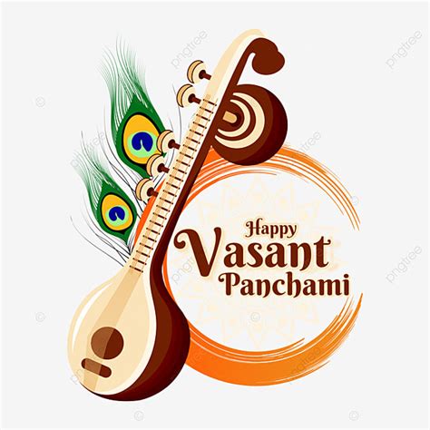 Hindu Indian Clipart Transparent PNG Hd, Vasant Panchami Indian Hindu Festival Illustration ...