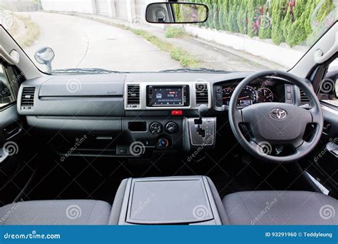 Toyota HiACE 2017 Interior editorial image. Image of motor - 93291960