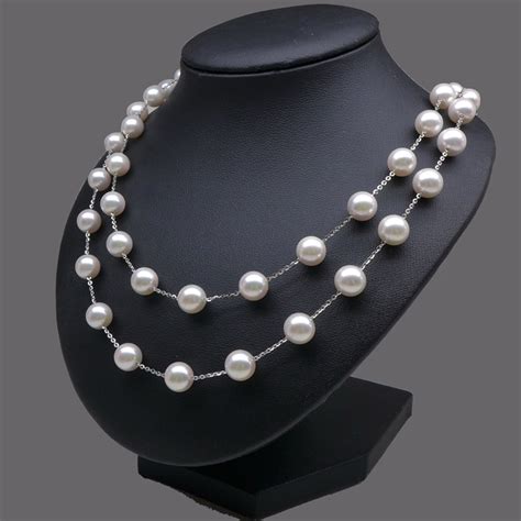 White Japanese Akoya Pearl Tin Cup Necklace 35 [APTP43744V] - $279.30 - Pearls Lover | Pearl ...