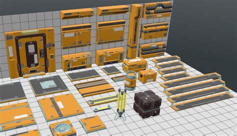 Creating Sci-Fi Modular Environment in UE4 Sci Fi Games, Sci Fi Props, Scifi Environment ...