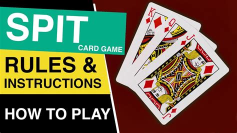 How to Play Spit Card Game : SPIT Game Complete Rules and Instructions - YouTube