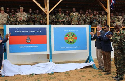 UK opens army training facility for Somali forces - CGTN Africa