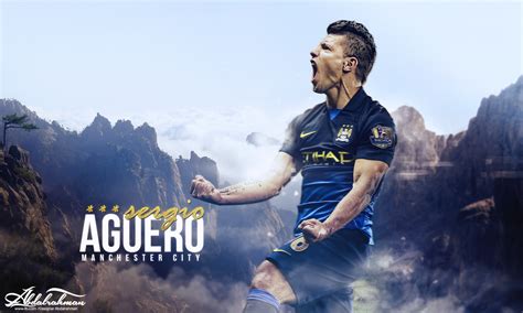 Wallpaper Sergio Aguero 2014-2015 by Designer-Abdalrahman on DeviantArt