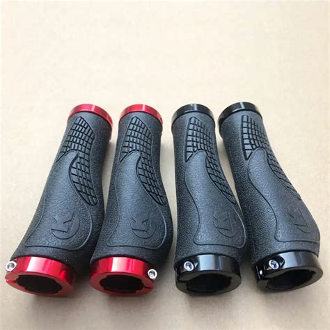 BOLANY Double Lock Skid Proof Grips Handles Bike Bicycle Grips Mountain Road Bike Bicycle ...