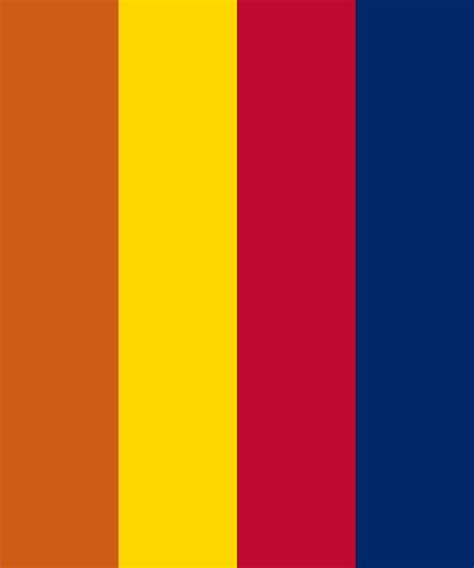 Arizona State (USA) Flag Colors Color Palette