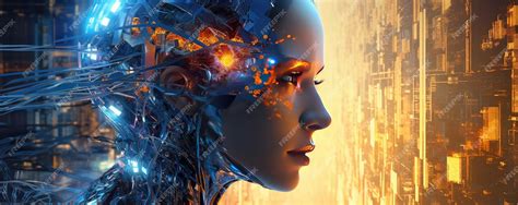 Premium AI Image | People head Artificial intelligence for the future rise in technological ...