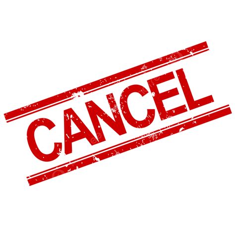 Cancel Stamp Vector, Cancel Red Stamp Design, Cancel Text Stamp, Cancel ...