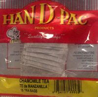 Han D Pac Manzanilla Tea Bags 5 Count - Walmart.com