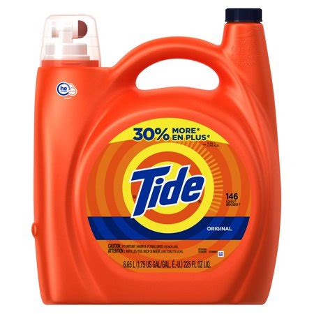 Tide Original Liquid Detergent, HE (225 oz.,146 loads) - Walmart.com