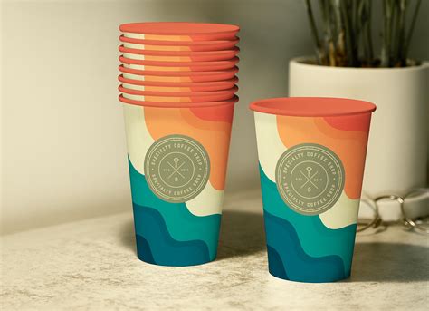 Free Coffee Cup Logo Mockup PSD - Designbolts