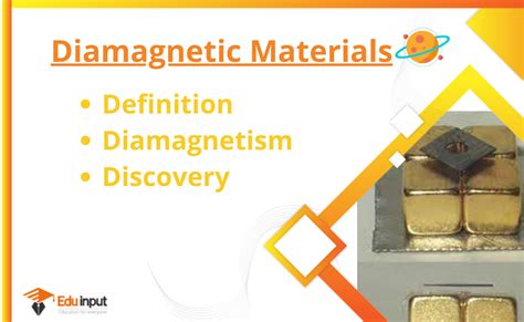 What are Diamagnetic Materials?-Definition, Discovery, And Diamagnetism