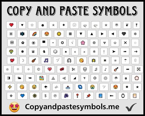 Copy And Paste Symbols : ̗̀ Cool Symbols & Emoji