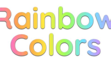 Rainbow Word Art | Rainbow words, Graphic generator, Word art