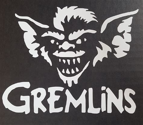 Stripe Gremlins Car Decal | Etsy