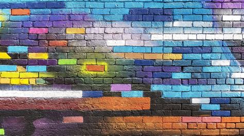 Colorful Brick Wall Background HD Brick Wallpapers | HD Wallpapers | ID ...