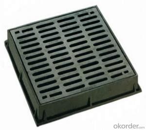 EN124 D400 precast manhole cover/polymer concrete manhole cover SGS ...