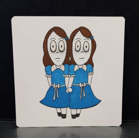 Grady Twins the Shining Cartoon | Etsy