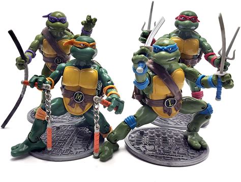 Buy Figuarts Teenage Mutant Ninja Turtles - TMNT Action Figures 1988 Nostalgic Classic Model ...